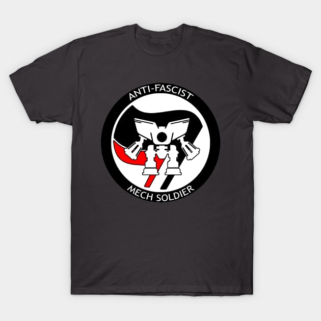 Anti-Fa Mech Solider T-Shirt by RomesInMKE